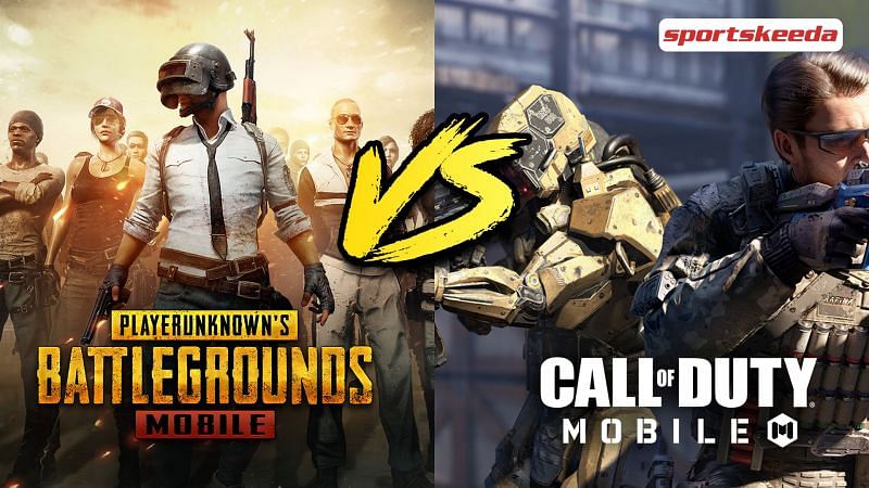 Both COD Mobile and PUBG Mobile offer a plethora of BR map and gameplay modes to its players (Image via Sportskeeda)
