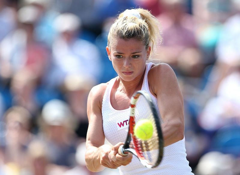 Camila Giorgi will look to dictate the rallies from the baseline