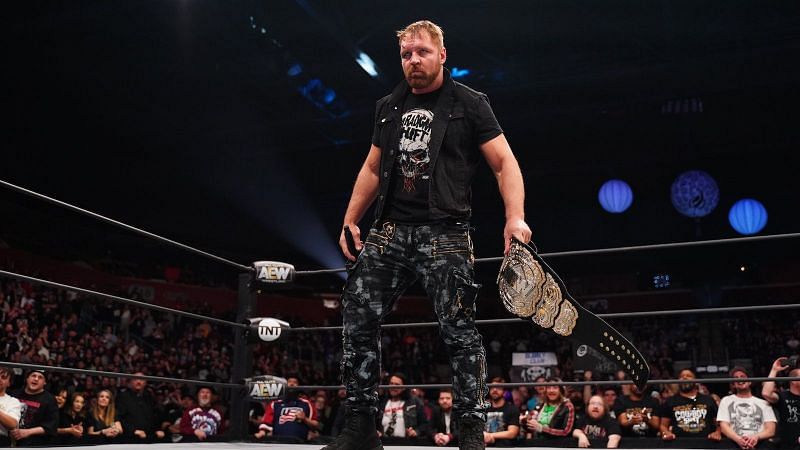 Jon Moxley with the AEW World Championship