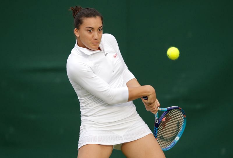 Danka Kovinic at the Wimbledon Championships in 2016
