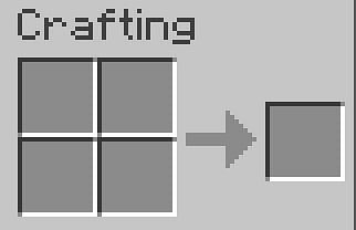 Open the survival inventory crafting GUI