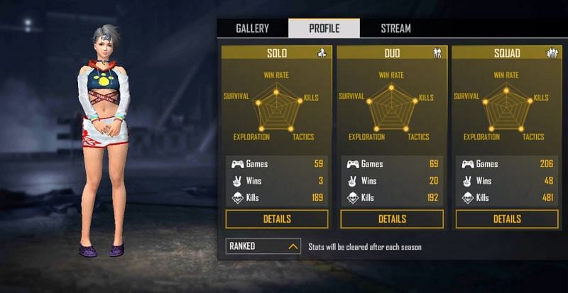 Shadow Shooter's Free Fire ID, stats, country, and more