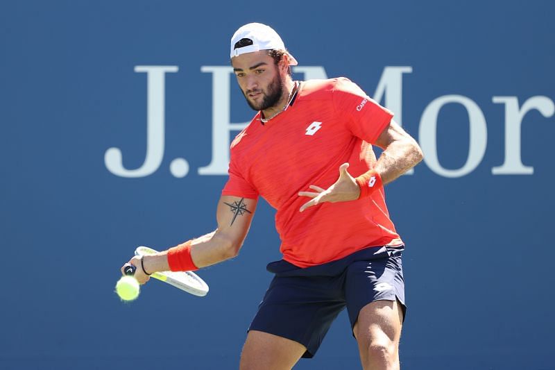 Matteo Berrettini at the 2020 US Open - Day 6