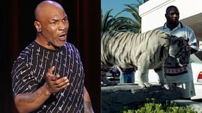 Watch: When Mike Tyson took his his pet tiger for a walk