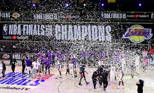 The Los Angeles Lakers are the reigning NBA Champions