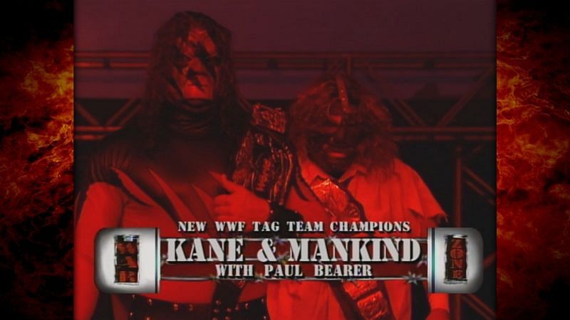 Kane and Mankind won a #1 Contender&#039;s Tag Team Rumble match.