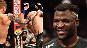 Watch: Francis Ngannou was delighted to see Dustin Poirier knock Conor McGregor out at UFC 257