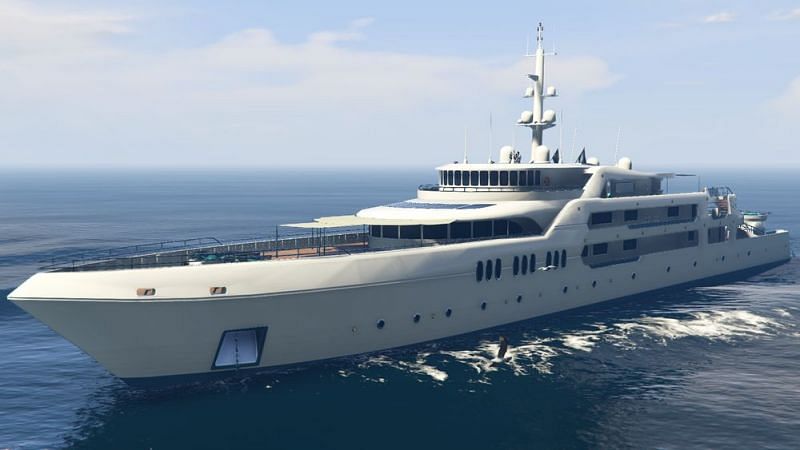 The Galaxy Super Yacht in GTA Online costs a fortune (Image via GTA Wiki)