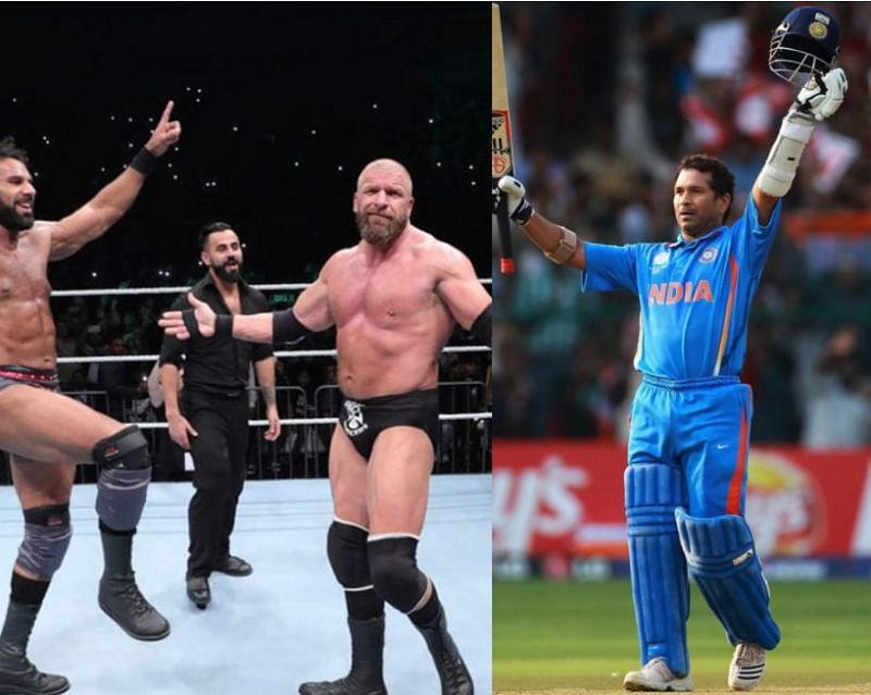 Triple H has a question for Sachin Tendulkar