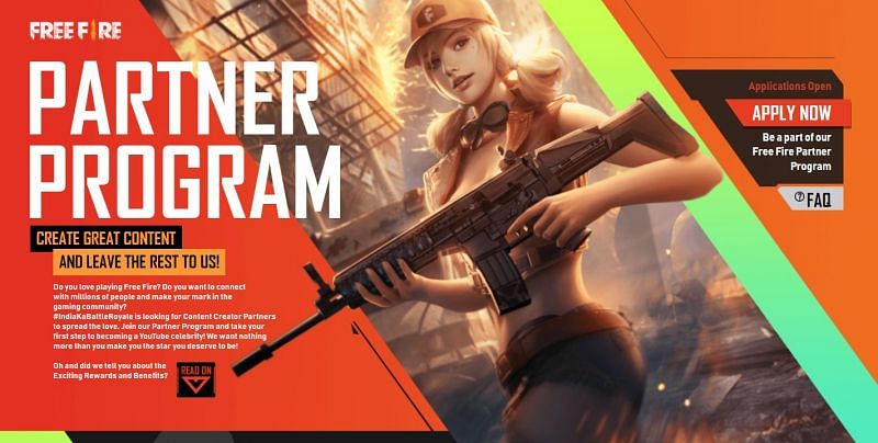 Free Fire Partner Program