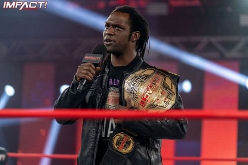 Rich Swann during the opening segment of this week's IMPACT Wrestling