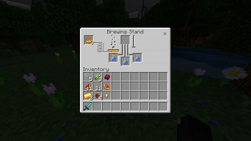 Brewing Stand UI in Minecraft