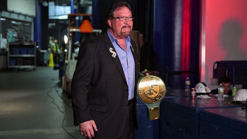 Ted Dibiase with the WWE 24/7 Championship