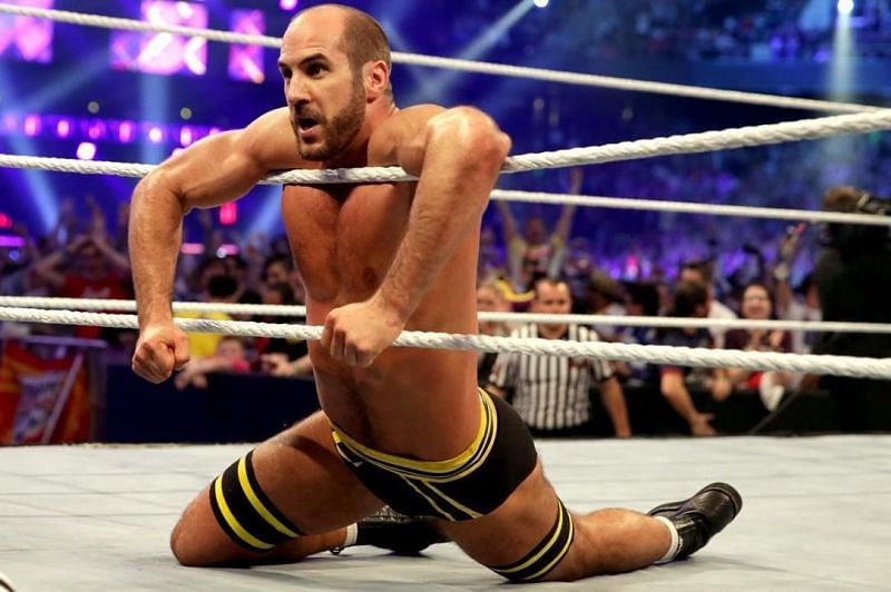 Cesaro after winning the first Andre the Giant Battle Royal