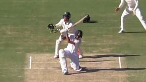 Watch: Washington Sundar's incredible 'no-look' six stuns the Aussies