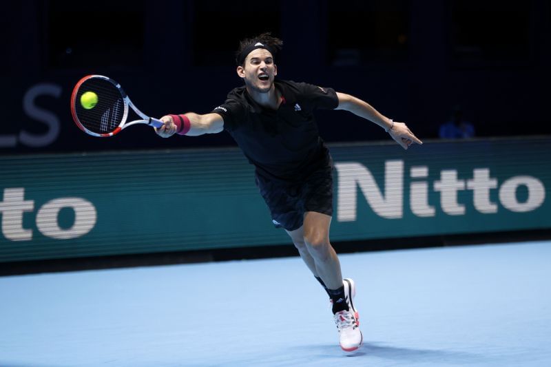 Dominic Thiem at the Nitto ATP Finals