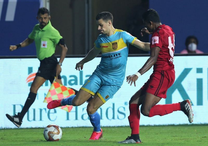 With each passing game, Joel Chianese has looked more threatening for Hyderabad FC. (Courtesy: ISL)