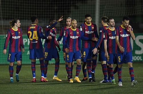 Barcelona edged Cornella to a victory