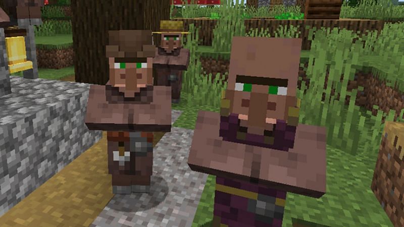 Cleric with his friends (Image via Mojang)