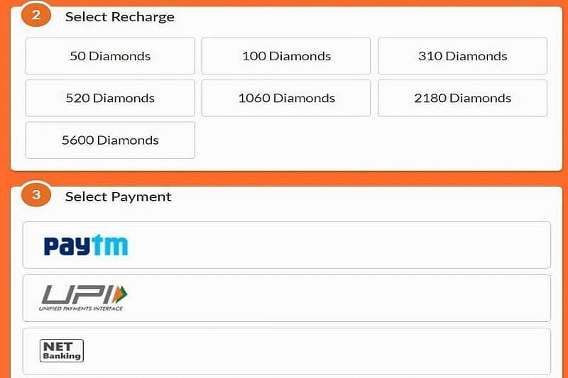 Top-up and payment methods in Codashop&nbsp;