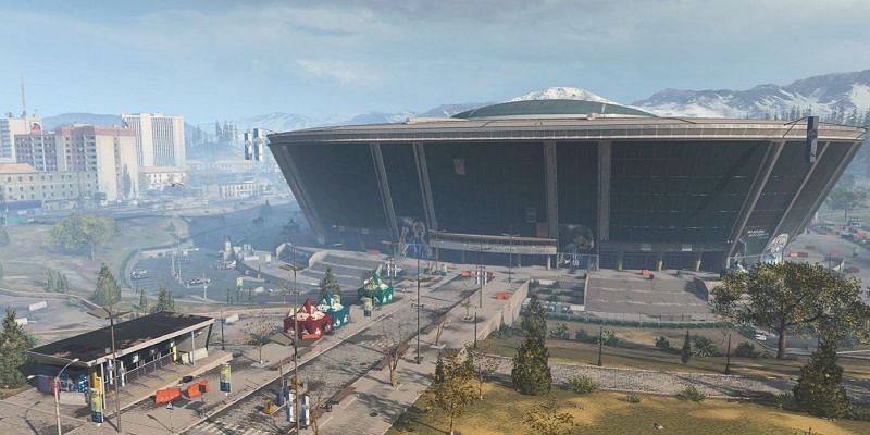 The stadium in COD: Warzone (Image via Infinity Ward)