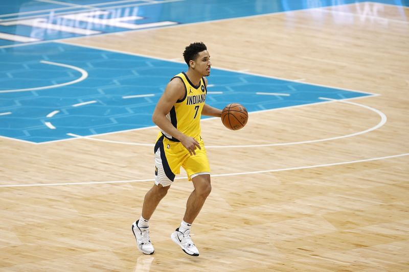 Malcolm Brogdon #7 of the Indiana Pacers.