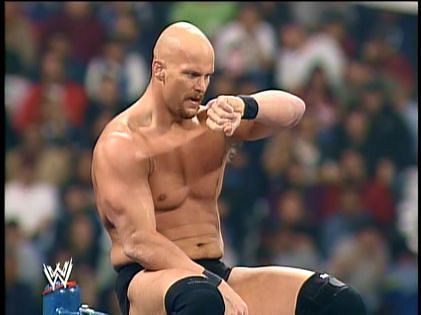 Stone Cold Steve Austin and his imaginary watch