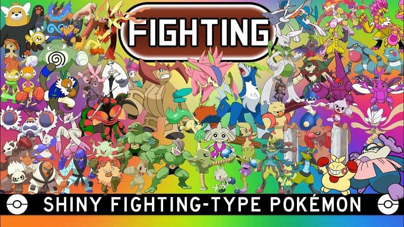 Ultimate fighters by Pokemon Type