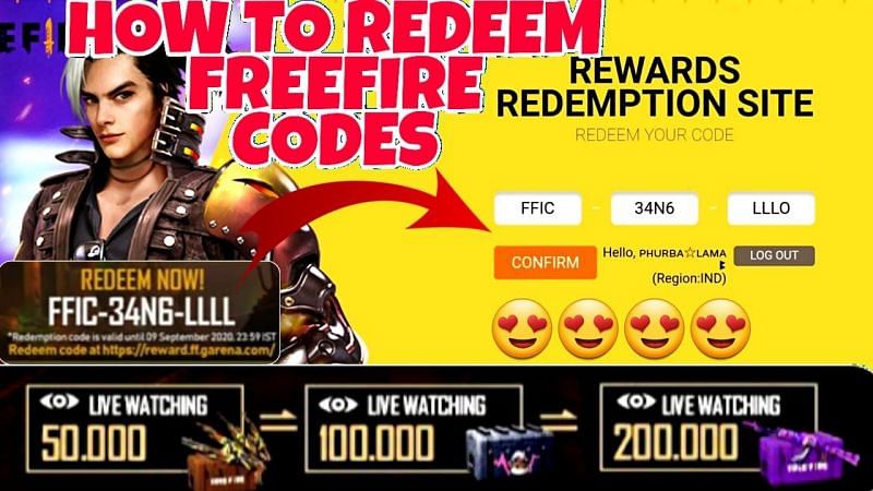 Free Fire Redeem Code Generator - Free Fire Redeem Code Generator without Survey - wide 1