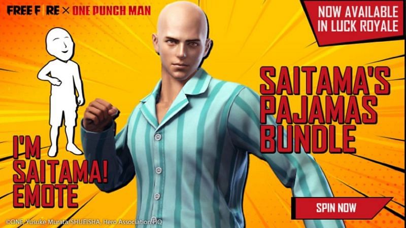 The One Punch Man partnership started recently (Image via Free Fire)
