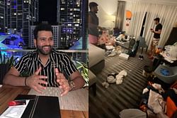 Rohit Sharma shares a photo of Rishabh Pant's messed-up hotel room in Sydney