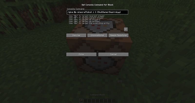 How to get a Player &lt;span class=&#039;entity-link&#039; id=&#039;suggestBtn-24&#039;&gt;Head&lt;/span&gt; in Minecraft Step 2