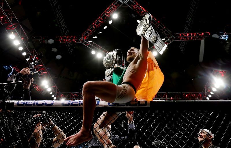 Conor McGregor defeated Eddie Alvarez to win the lightweight title at UFC 205.