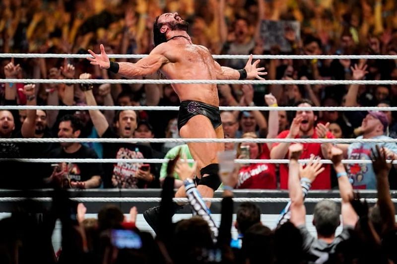Drew McIntyre after winning the 2020 Men&#039;s Royal Rumble match