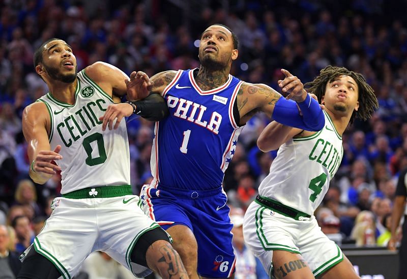 The Boston Celtics and the Philadelphia 76ers will face off at the Wells Fargo Center on Wednesday