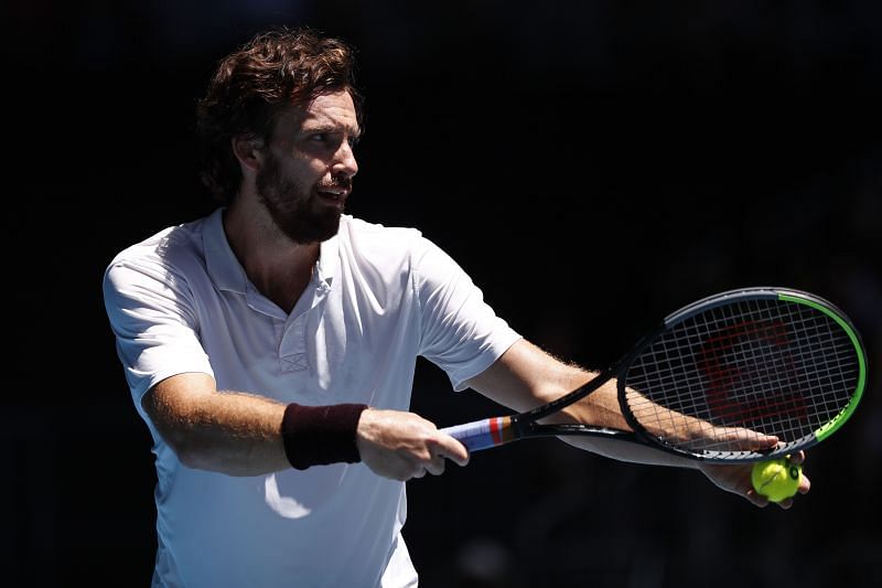 Ernests Gulbis at the 2020 Australian Open