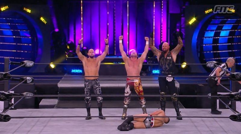 Kenny Omega and the Good Brothers on AEW Dynamite