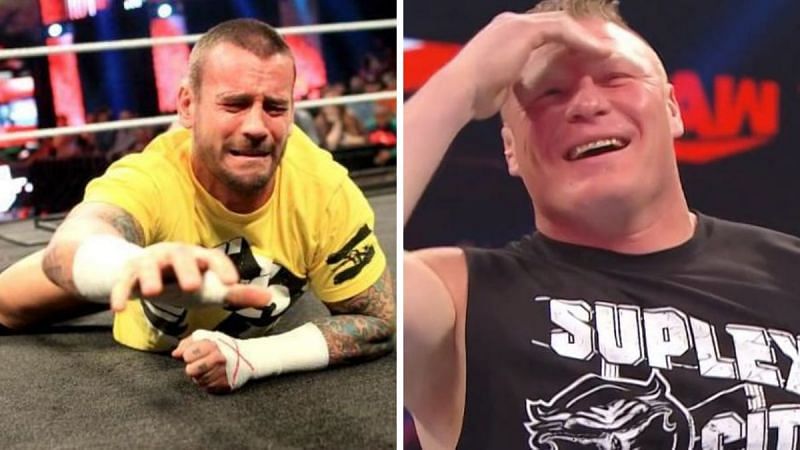 CM Punk and Brock Lesnar