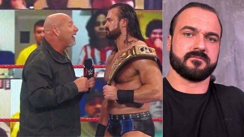 Goldberg confronted Drew McIntyre at WWE RAW Legends Night