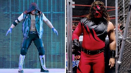 AJ Styles and Kane.
