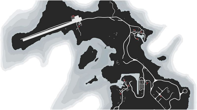 Cayo Perico Secondary Targets Map