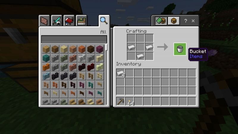 How to make a Bucket in Minecraft : Materials, Crafting Guide, How to ...