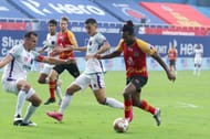 Jacques Maghoma in action for SC East Bengal against Odisha FC (Image Courtesy: ISL Media)