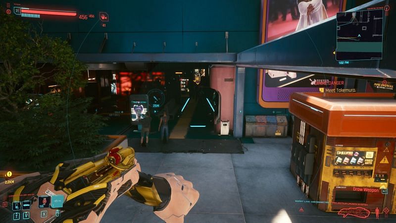 Gonks about to get blasted (Image Via Cyberpunk 2077)
