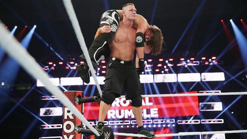 John Cena and AJ Styles wrestled arguably the best World Title match in Royal Rumble history.