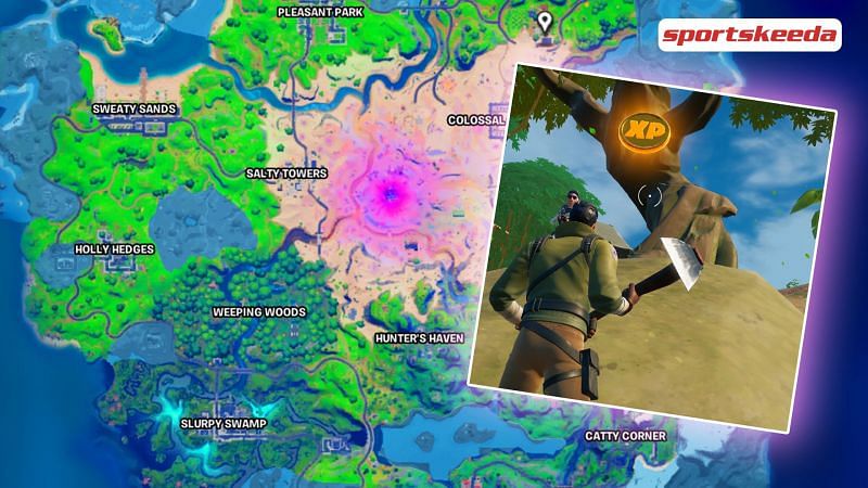 Fortnite Season 5 Week 8 Xp Coin Locations All 9 Xp Coin Locations On The Map