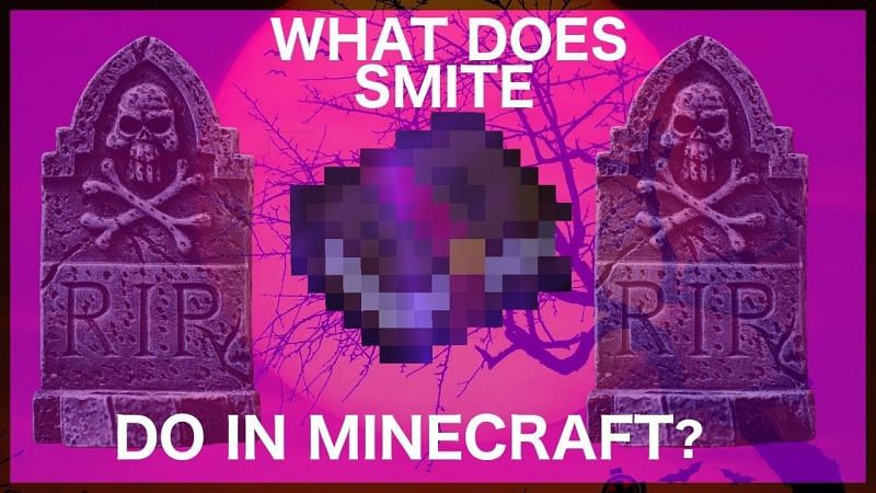 A brief guide on what the Smite enchantment is in Minecraft and how to obtain it. (Image via RajCraft/YouTube)