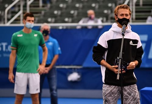 Sebastian Korda at the 2021 Delray Beach Open