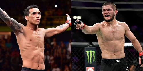 Charles Oliveira and Khabib Nurmagomedov