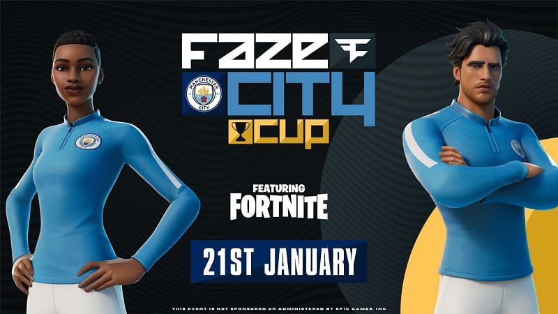 Image via Epic Games, Manchester City, &amp; FaZe Clan